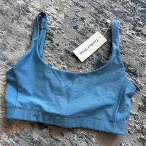 Outdoor Voices Double Time Bra in color Morning Blue

Size XS